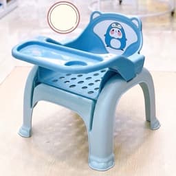 Ghế ăn dặm cho bé kiêm ghế gội đầu, ghế ngồi học bài tập tô tập viết tiện ích 3 trong 1 ( có hộp ) SHOP SAMMY 6