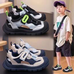 Giày Rọ Lưới Bé Gái Bé Trai Đế Mềm Chống Trơn Trượt – Giày Thể thao Dã Ngoại Trẻ Em Đi Học Đi Chơi. C28 4