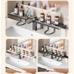 Kệ Đựng Đồ Rửa Chén Bát,Để Đồ Trang Sức,Chất Liệu Thép Carbon Chắc Chắn 9