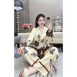 [ HÀNG HOT - ĐẲNG CẤP THỜI TRANG ] đồ bộ satin nữ, đồ ngủ cao cấp size 43KG-80KG 5