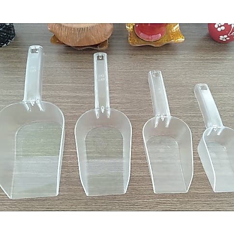 [ Kho sỉ] Xúc Đá Nhựa Vuông Đủ Size