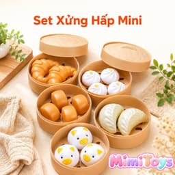 Bộ Đồ Ăn Nhà Bếp MimiToys 88 Món - Đồ Chơi Mô Phỏng Thực Phẩm Cho Bé Chơi Đồ Hàng 6