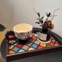 Khay Đựng Đồng Hồ Trang Sức, Màu Quả Óc Chó Cao Cấp, Hình Chữ Nhật, Giá Cả Phải Chăng, Lưu Trữ Sang Trọng 1
