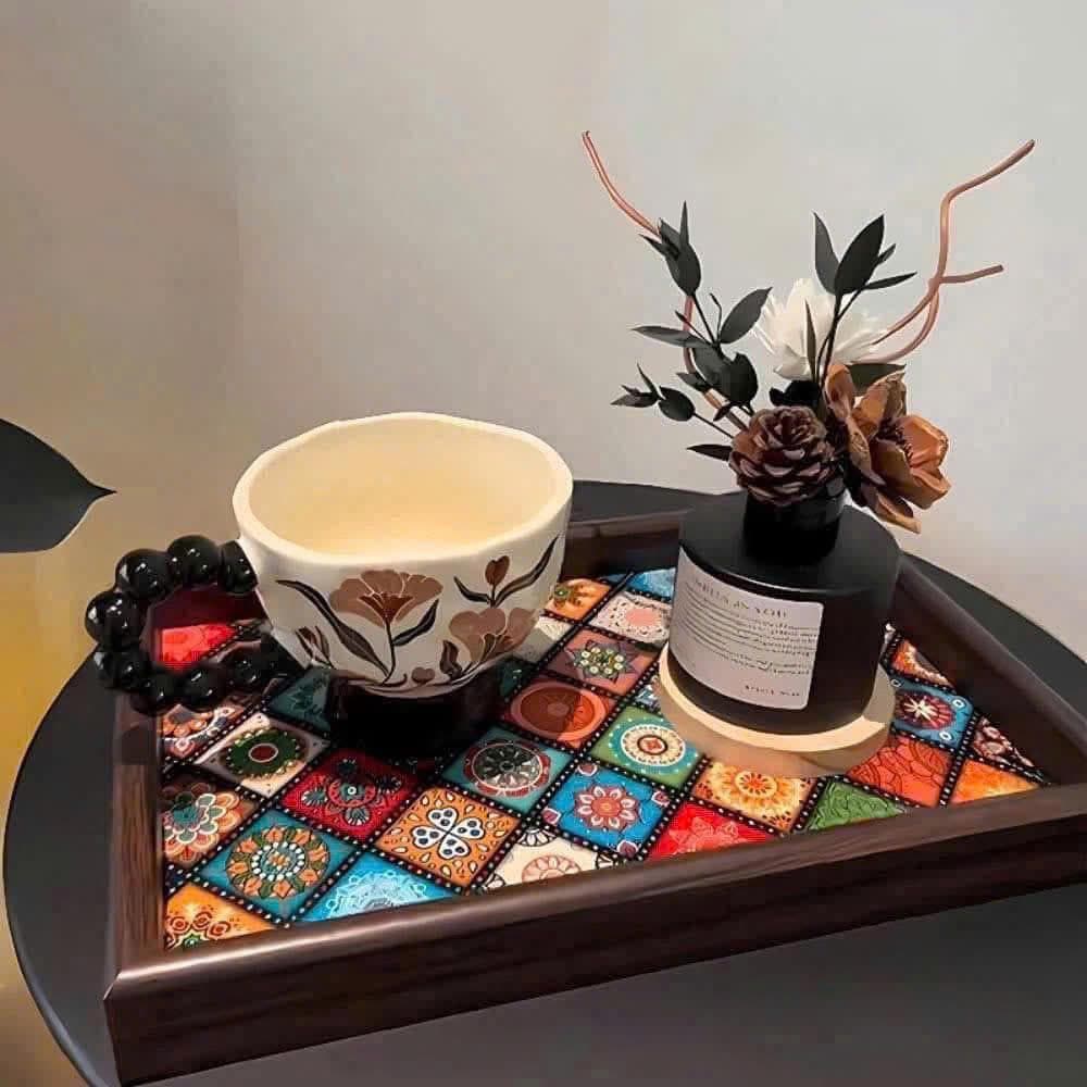 Khay Đựng Đồng Hồ Trang Sức, Màu Quả Óc Chó Cao Cấp, Hình Chữ Nhật, Giá Cả Phải Chăng, Lưu Trữ Sang Trọng