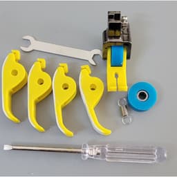 chân vịt bánh xe chống nhăn nhựa chân vịt nhựa bánh xe chống nhăn máy may công nghiệp 3