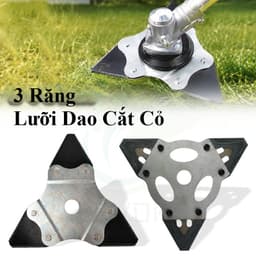 Lưỡi Cắt Cỏ 3 Cánh Răng Cưa SK5 230mm – Dao Phát Cỏ Siêu Bén Cho Máy Cắt Cỏ 1