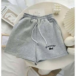 Quần short 2 da ép Hàn L1 chất dày, form đứng, trẻ trung, năng động,cạp chun dây rút-long99 1
