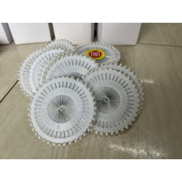 kim cúc kim gim cố định vải chuyên dụng cho thợ may 3 vĩ 120 cây ghim thương hiệu Hoa Mai 4