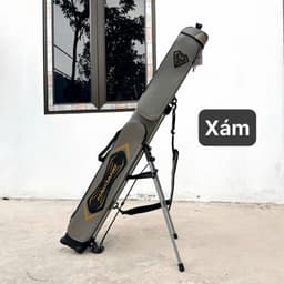 Haixiang 552 Bao đựng cần câu cá 3 ngăn chính 3 ngăn phụ dài 1m3 có chân chống lưng 7