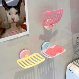 Kệ Để Xà Phòng Hút Chân Không Nhỏ Gọn, Dán Tường Không Khoan, Chống Nước, Chịu Lực Tốt 3