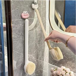 Bàn Chải Cọ Lưng Tắm Siêu Mềm, Vệ Sinh Cơ Thể, Lông Mềm Mại Cao Cấp, Cây Chà Lưng Lông Mịn Hàng Loại 1 3