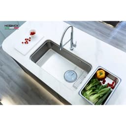 CHẬU RỬA BÁT 1 HỐ NOBINOX NOVA A282M | HÀNG CHÍNH HÃNG BẢO HÀNH 10 NĂM. 2