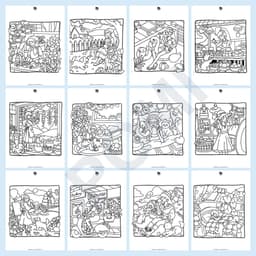 Bộ 45 Trang Tranh Tô Màu Simple Joys - Tranh Tô Màu Thư Giãn Giảm Stress Cho Người Lớn - POMI 4