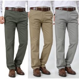 quần dài đi làm COMBO 3 Quần Kaki Nam Trung Niên Mã 77CB3 Chất Kaki Mềm, Màu Sắc Đa Dạng 1