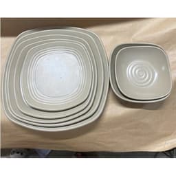 Combo 3,5 Đĩa Vuông Thái Nhám cao cấp Việt Nhật, đĩa đựng đồ , đựng hoa quả nhà hàng khách sạn 3