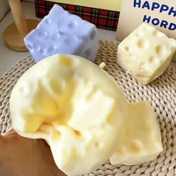 Squishy phô mai khổng lồ chứa vaseline – mềm chậm, béo ngậy và dễ tạo hình, đồ chơi giảm căng thẳng 6