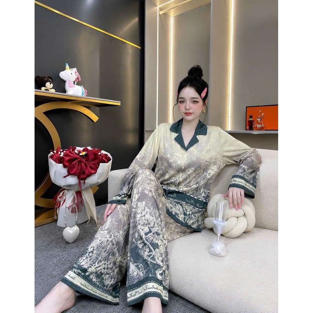 [ HÀNG HOT - ĐẲNG CẤP THỜI TRANG ] đồ bộ satin nữ, đồ ngủ cao cấp size 43KG-80KG