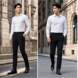 quần dài đi làm (CO GIÃN) Quần tây nam Co Giãn trung niên mã 55, chất vải quần tây cotton êm ái 1