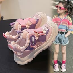 Giày Rọ Lưới Bé Gái Bé Trai Đế Mềm Chống Trơn Trượt – Giày Thể thao Dã Ngoại Trẻ Em Đi Học Đi Chơi. C28 2