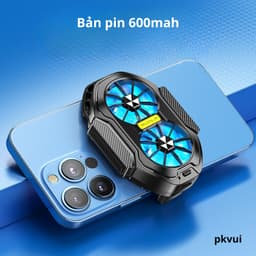 Quạt tản nhiệt khí 2 cánh Gouile FS01 có pin dung lượng 600mah kẹp lên điện thoại siêu mát 9