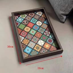 Khay Đựng Đồng Hồ Trang Sức, Màu Quả Óc Chó Cao Cấp, Hình Chữ Nhật, Giá Cả Phải Chăng, Lưu Trữ Sang Trọng 9