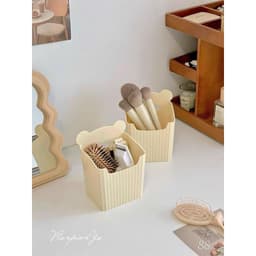 Hộp Đựng Bông Tẩy Trang Đồ Trang Điểm Treo Tường,Giỏ Đựng Đồ Nhà Bếp, Thiết Kế Hình Gấu, Phong Cách Mới 6