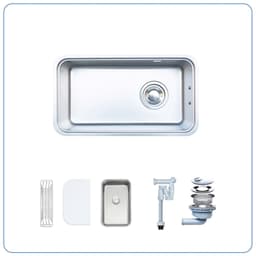 CHẬU RỬA BÁT 1 HỐ NOBINOX NOVA A282M | HÀNG CHÍNH HÃNG BẢO HÀNH 10 NĂM. 8