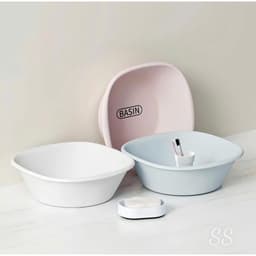 Bộ 3 Chậu Nhựa Đa Năng Hình Vuông 2 Lớp, Chậu Rửa Rau Củ Quả, Nhựa PP Cao Cấp An Toàn 8