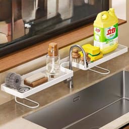 Kệ Đựng Đồ Rửa Chén Bát,Để Đồ Trang Sức,Chất Liệu Thép Carbon Chắc Chắn 1