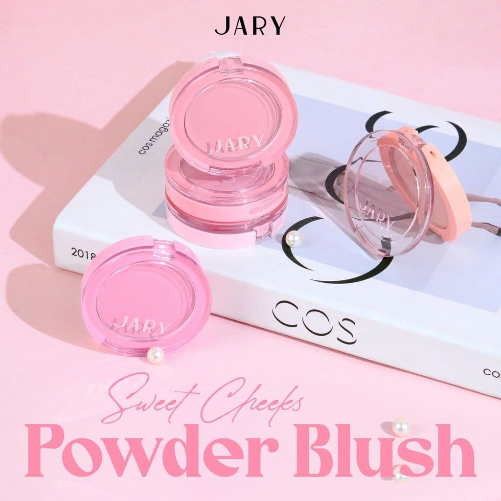 Phấn má hồng Jary Sweet Cheeks Powder Blush lâu trôi 6g