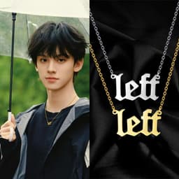 Dây chuyền Left Tả Hàng cheap moment Gia tộc TF phụ kiện vòng cổ idol thần tượng hoa ngữ 6