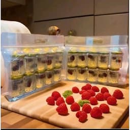{1kg} Túi zip trong 8 cạnh đựng bánh kẹo, đựng hũ yến quai sách nằm ngang 1