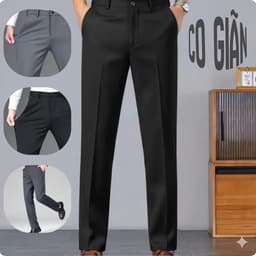 (CO GIÃN) COMBO 2 Quần tây nam Co Giãn trung niên mã 55 B Menswear Pants 6
