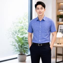 Áo Nam Áo sơ mi nam LINEN XÔ tay ngắn trung niên combo nhiều màu mã 001 chất cotton 3