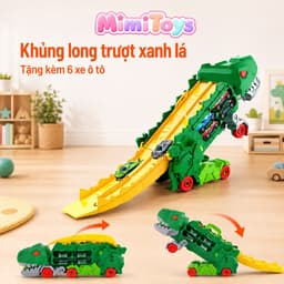 Đồ Chơi Xe Khủng Long T-Rex Nuốt Ô Tô BiboToys – Kèm Xe Con, Đồ Chơi Nhập Vai Cho Bé Từ 3 Tuổi 8