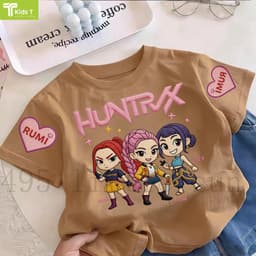 COD✅ (Hồ Chí Minh)Kids T Mall Áo phông tay ngắn In hình hoạt hình Áo Kiểu rộng và ấn tượng Trẻ em thời trang #VN1204 3