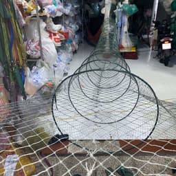 Lú miệng Thái 14 vành, kích thước lớn: dài 5m, miệng rộng 1,6m, cao 1m. Sử dụng lưới Thái chỉ cước to size 9 2
