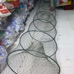 Lú miệng Thái 14 vành, kích thước lớn: dài 5m, miệng rộng 1,6m, cao 1m. Sử dụng lưới Thái chỉ cước to size 9 3