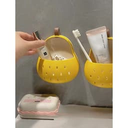 Giá Để Cọ Trang Điểm Treo Tường, Để Bàn Chải, Lược, Đồ Cá Nhân Phòng Tắm, Nhà Bếp 7
