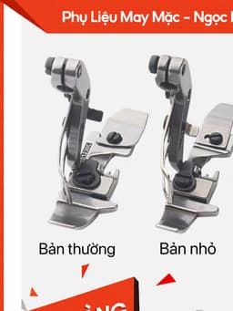chân vịt máy vắt sổ công nghiệp 4 ống chỉ jack, siruba đời K , Kingtex 8000, 9000 chân cổ cao 2