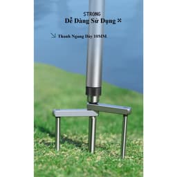 Chân Ô Cắm Đất Hợp Kim Mạ Crom Cao Cấp, Siêu Cứng Chống Gỉ DCC12 9