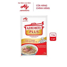 Nguyên Thùng 4 Gói Hỗn Hợp Tăng Vị Bột BỘT NGỌT AJINOMOTO PLUS 5 Kg Gói - Thùng 2