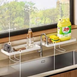 Kệ Đựng Đồ Rửa Chén Bát,Để Đồ Trang Sức,Chất Liệu Thép Carbon Chắc Chắn 5