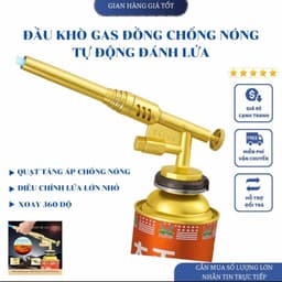 Khò Gas Mini Chống Bỏng Tự Động Đánh Lưa - Thiết Bị Khò An Toàn 1