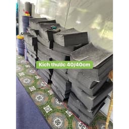 Combo 20 tấm bạt phủ cỏ vải địa kỹ thuật kích thước 40cm đến 80cm 2