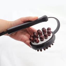 Búa đấm massage hai mặt hạt gỗ thật - Dụng cụ giảm đau, thông kinh lạc, cải thiện sức khỏe toàn thân. 5