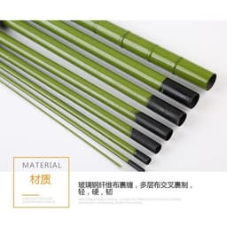 Cần câu tay Trúc Xanh 3h full xanh như hình Carbon Tặng kèm phụ kiện đầy đủ đi câu 6
