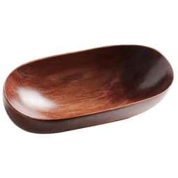 Khay hình thuyền URKIBESOTA, Bát phục vụ hình thuyền thủ công bền bỉ, Hộp đựng thực phẩm phong cách Nhật Bản hình chữ nhật trang trí Đồ dùng bằng gỗ 3