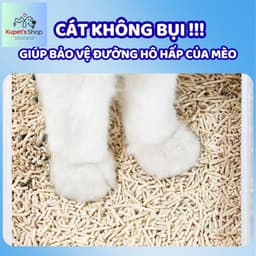 Cát Đậu Nành cho mèo khử mùi vượt trội, không bụi, an toàn cho mèo, vón cục nhanh EcoPaws 3
