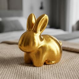 In 3D Bunny Để Bàn Trang Trí Sáng Tạo Máy Tính Đồng Hành Tinh Tế Để Bàn Trang Trí Lưu Niệm 9